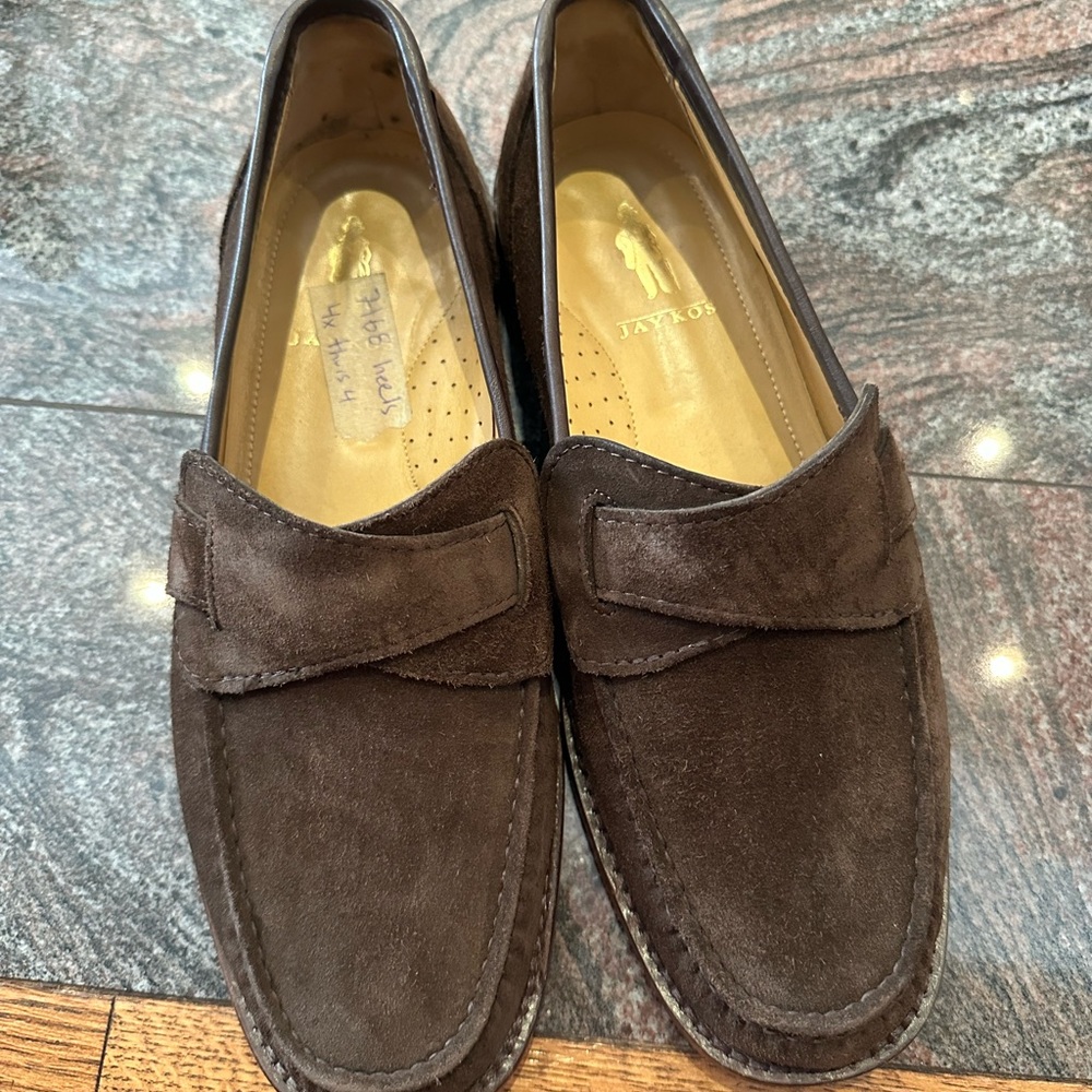 Brown Suede Loafers Jaykos